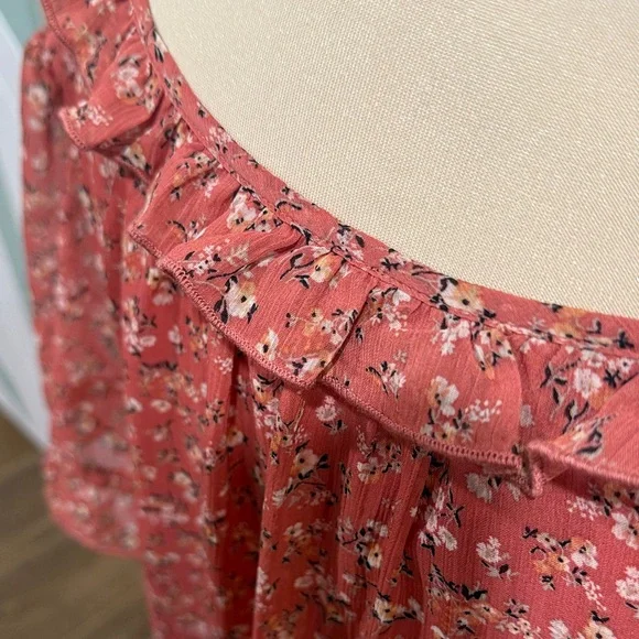 Tamara H. Ruffle Floral Blouse - pink - Picture 8 of 10